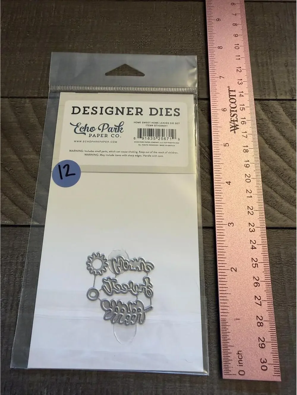 Echo Park Paper Designer Dies Home Sweet Home Leaves Die Set